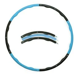 Fitnessreifen - Hula Hoop Reifen - Sportreifen - Blau/Grau - 2,0 Kg