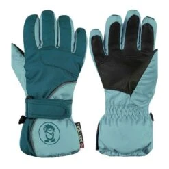 TROLLKIDS Kinder Fingerhandschuh Troll Mittelblau / Vipergrün Größe 4,5; 7-8 Jahre -Sport Gear Verkauf kinder fingerhandschuh troll blaugrunwasserblau