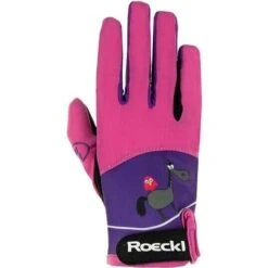 Roeckl Kinder Reithandschuhe KANSAS Schwarz -Sport Gear Verkauf kinder reithandschuhe kansas pink