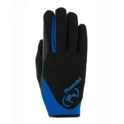 Roeckl Winter Kinder Reithandschuhe TRUDY Schwarz/blau